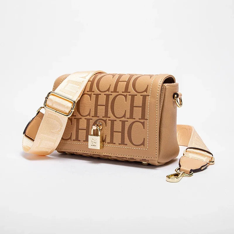 Fashionable Classic Light Luxury Letter PU Material Crossbody Bag Design Exquisite Craftsmanship Women's New Shoulder Bag