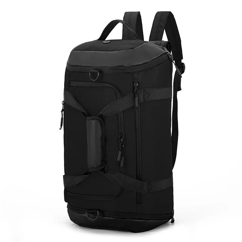 Men Sport Backpack Waterproof Gym Bags Separation Basketball Backpack Large Duffel Handbag Fitness Training Shoulder Bag Dry Wet