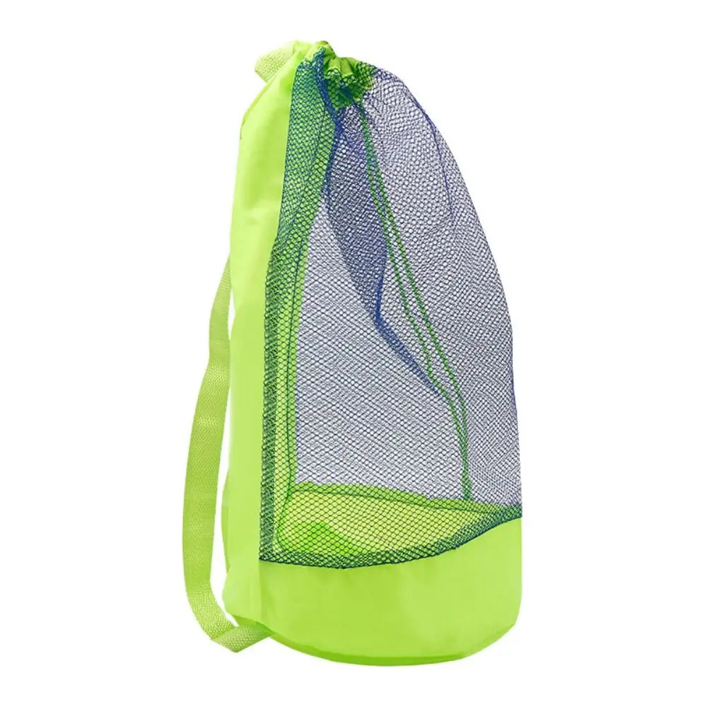 Waterproof Bags Large Capacity Beach Bag Foldable Portable Mesh Storage Bag Breathable Adjustable Clasp Swimming Backpack Travel