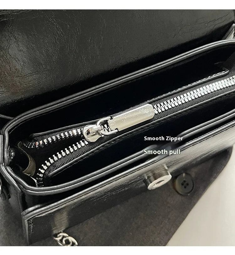 Designer style bag - 2025 hit product - Retro high-end evening bag Classic and versatile chain strap crossbody small square bag