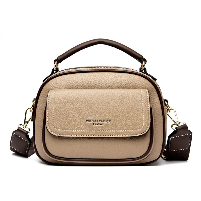 Underarm Bags New Women's Fashion Handbags Retro Solid Color PU Leather Shoulder Casual Women High-ranking Messenger Bags wallet