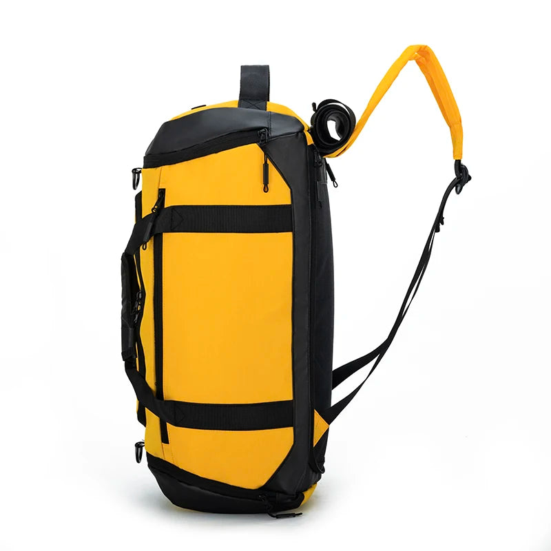 Men Sport Backpack Waterproof Gym Bags Separation Basketball Backpack Large Duffel Handbag Fitness Training Shoulder Bag Dry Wet