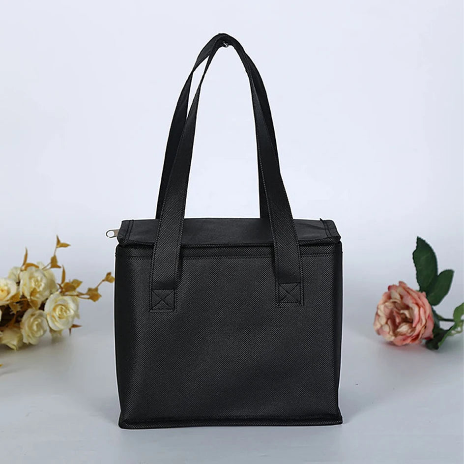 Portable Lunch Cooler Bag Folding Insulation Picnic Ice Pack Food Thermal Bag Drink Carrier Insulated Bags Food Delivery Bag