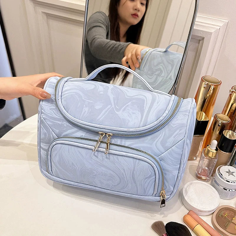 2025 New Luxury Portable Makeup Bag Cosmetics Storage Cases Large Capacity Organizer Travel Toiletry Wash Bag Multifunction Bags