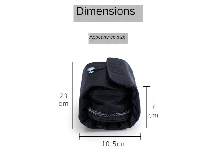Makeup Bag Women's Cosmetic Brush Bag Travel Organizer Makeup Brushes Fold Tools Rolling Bags Waterproof Nylon Makeup Case