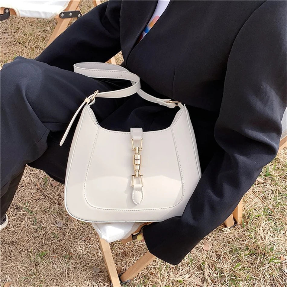 Luxury Brand Purses and Handbag Top End Quality Designer Leather Shoulder Crossbody Bag for Women 2022 Fashion Underarm Girl Sac