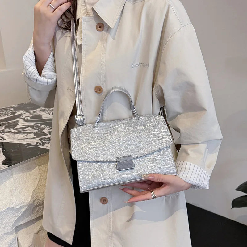 ‌2025 New Luxury Handbag - Crossbody/Shoulder Purse, Premium Leather Square Bag for Women, Stylish & Versatile Daily Accessory