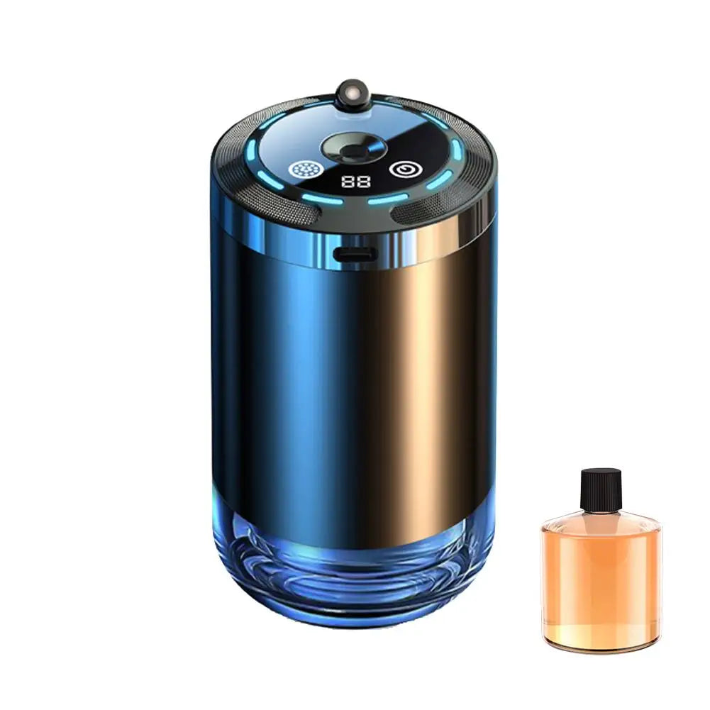 Car Diffuser Humidifier Car Air Freshener Multi-Function Aromatherapy LED Light USB Charger Essential Oil Diffuser Accessories