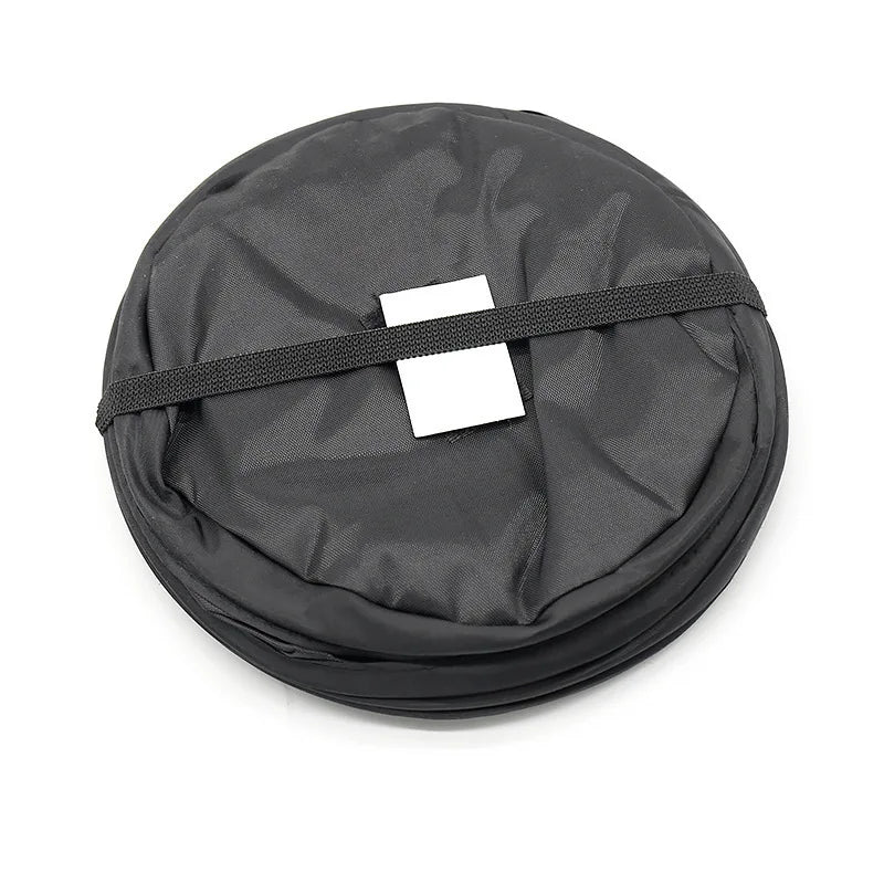 Collapsible Black Car Trash Can Pack Trash Bag Rubbish Waste Bin for Little Leak Proof Car Cooler Bag Garbage Bag Wastebasket