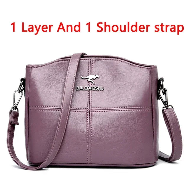 Women Embroidery Tote Bag High Quality Leather Ladies Handbags Women Shoulder Bag Small Crossbody Bags For Women Sac a Main