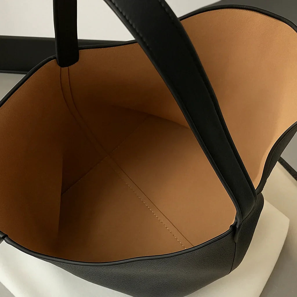 Simple Tote Bag Women's Satchel Fashion Sling Shoulder Shopping Outdoor Large-capacity Storage Shopping Bag Bucket Handbags