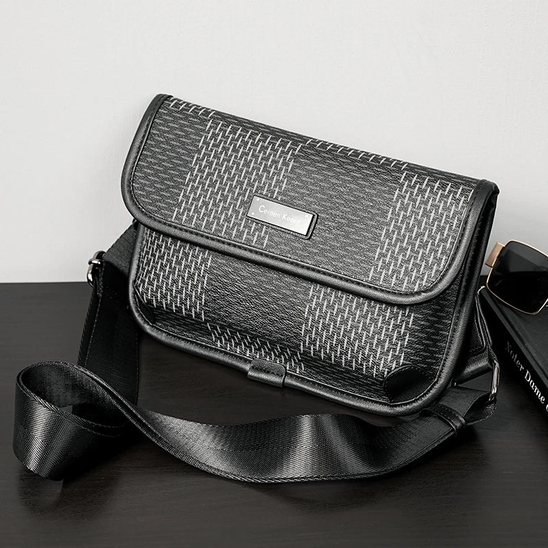 Luxury Man's Envelope Clutch Handbag Casual Shoulder Crossbody Bags Cool Street Boys High Quality Satchels Fashion Brand Bolsas