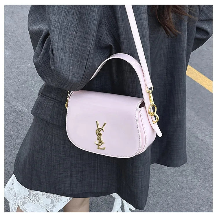 Luxury Small Batch Designer Tote Bag Women Versatile Crossbody Shoulder Bag High Quality Leatherlike Casual Daypack Minimalist