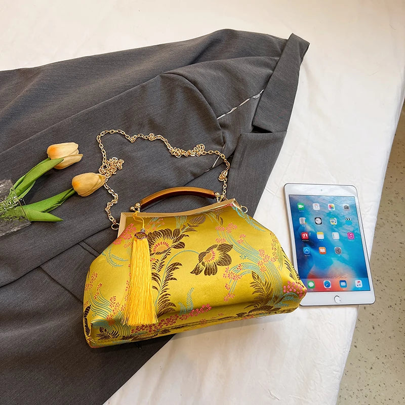 Luxury Women Party Dinner Bag Fashion Ladies Dinner Bag Elegant Wooden handle Simple Formal Gorgeous Crossbody Daily use Purse