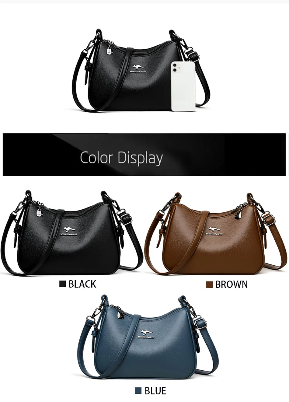 Luxury Designer Ladies Handbags New High Quality Leather Shoulder Bag For Women Female Retro And Minimalist Crossbody Bags Purse
