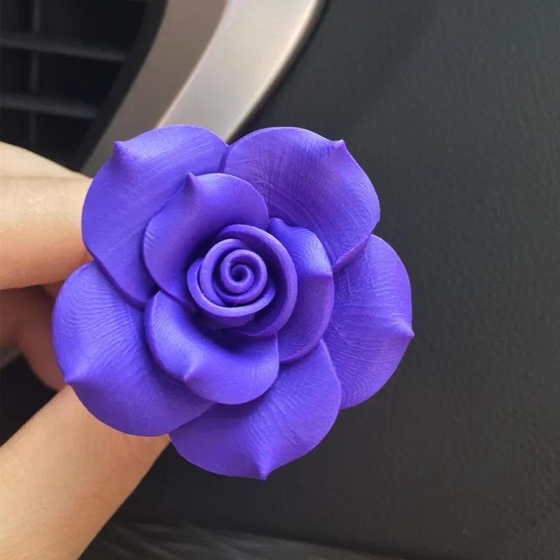 Flower Car Decor Clip Car Air Outlet Fragrant Perfume Clip Car Aroma Diffuser Air Freshener Auto Air Conditioning Clip Accessory