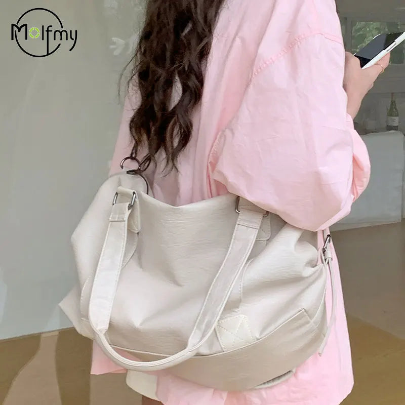 Luxury Designer Tote Bag Female Hobo Handbag Large Capacity Shoulder Bags Big Stylsih Soft Leather Women Messenger Shopper Bags