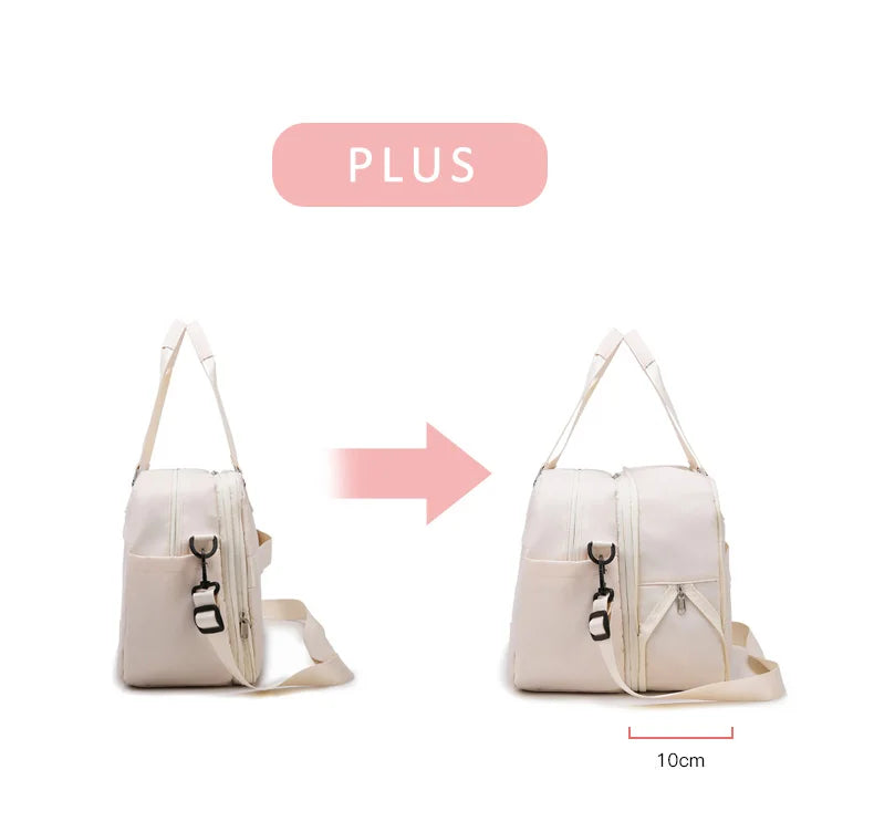 Extendable Travel Handbag Large Multi-layer Duffle Bag Travelling Luggage Storage Pack Bags Weekend Flight Carry On Handbag