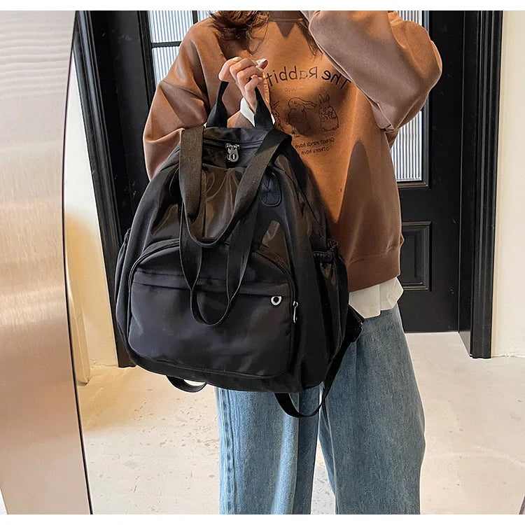 2025 New Leisure Trendy Light Luxury Handbag oulder Bag Korean Japanese Sle Multi-Use Lazy Wind Dual-Purpose Bapa