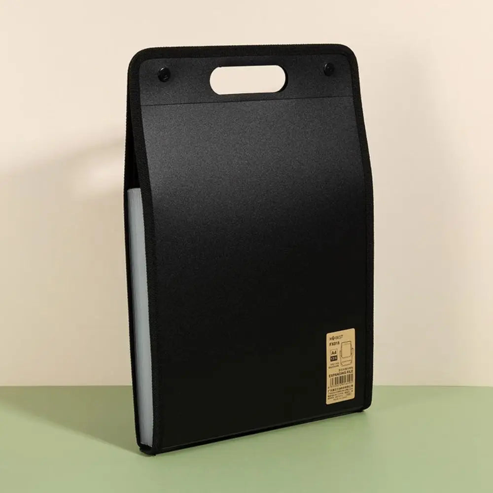 Briefcases A4 Vertical Folder PP Material Portable 13 Pocket File Folders Durable Organ Bag A4 File Storage Bag Office