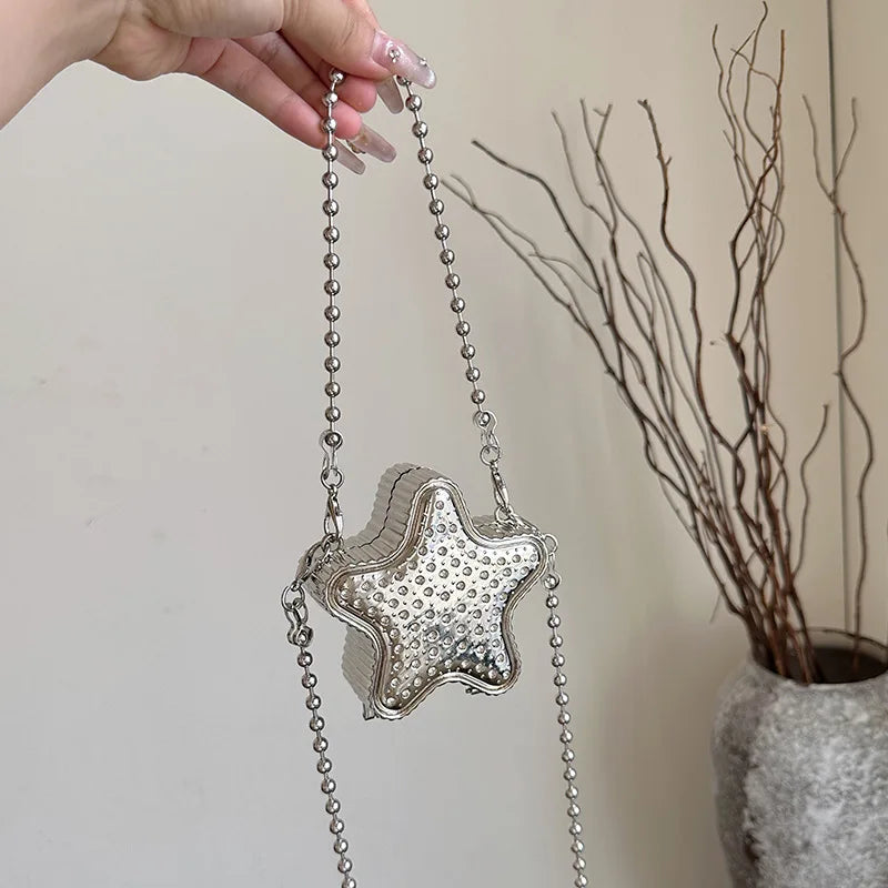 Premium Niche Mini Box Bag - 2025 Women's Star Design, Chain Shoulder & Messenger Style
