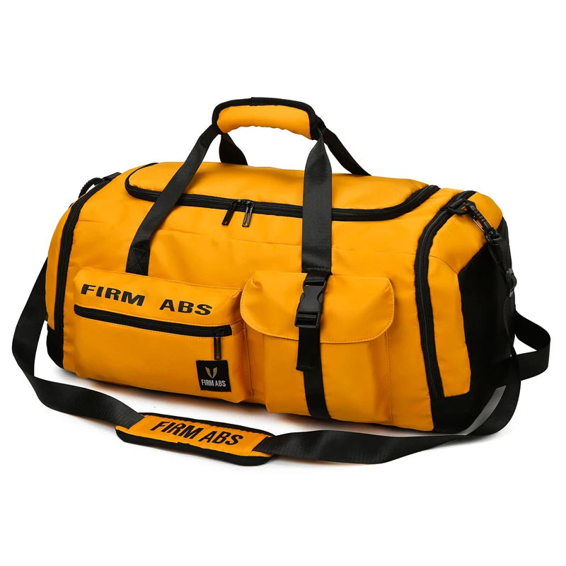 Big Sports Gym Bag Travel Duffel Bag with Wet Pocket & Shoes Compartment Outdoor Basketball Backpack Weekend Tote for Men Women