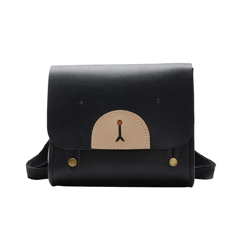 Bear Baby Backpack Bag PU Leather Infant Kindergarten Kids School Bags for Girls Boys Children Shoulder Bag 2-8Y Small Size