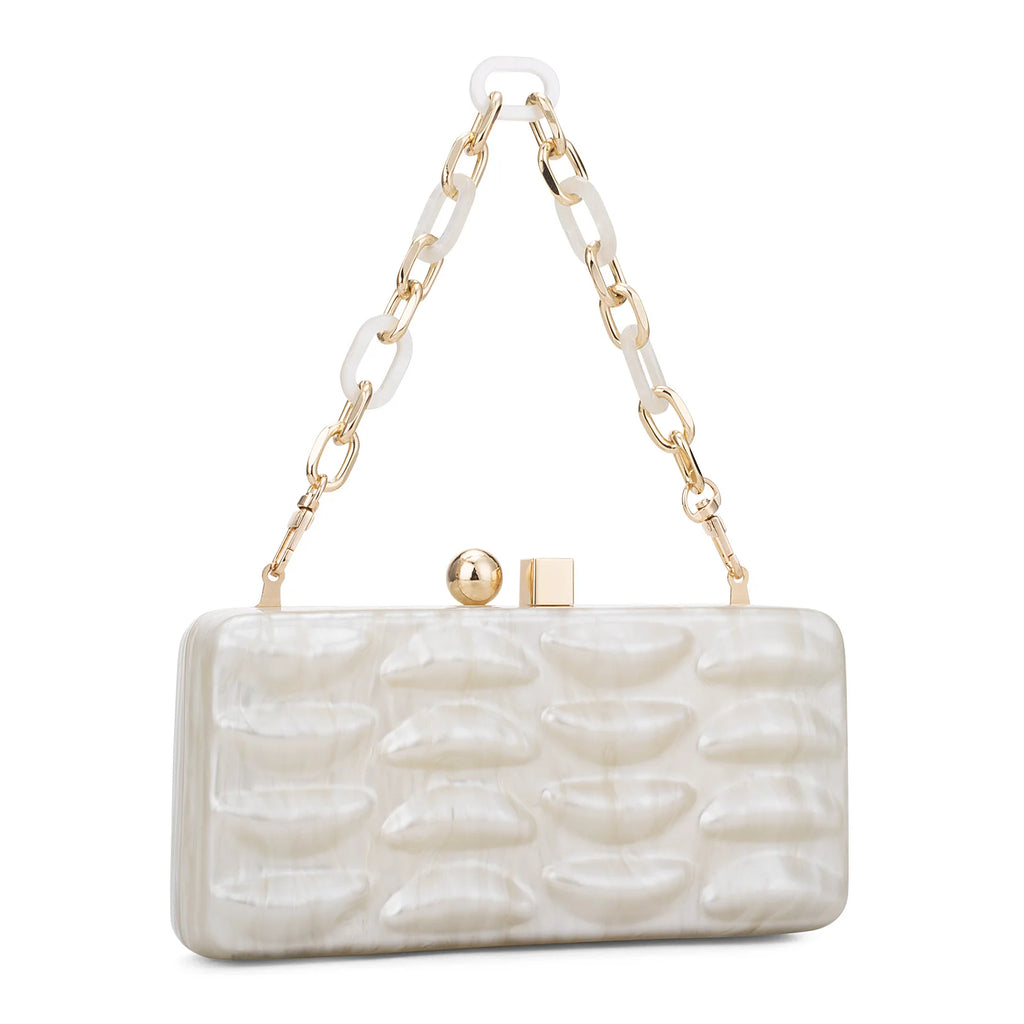 Luxury Evening Bag For Women Elegant Acrylic Hard Surface Ladies Clutch 5 Color Hangbag Party Wedding Shoulder Bags 2024 Fashion