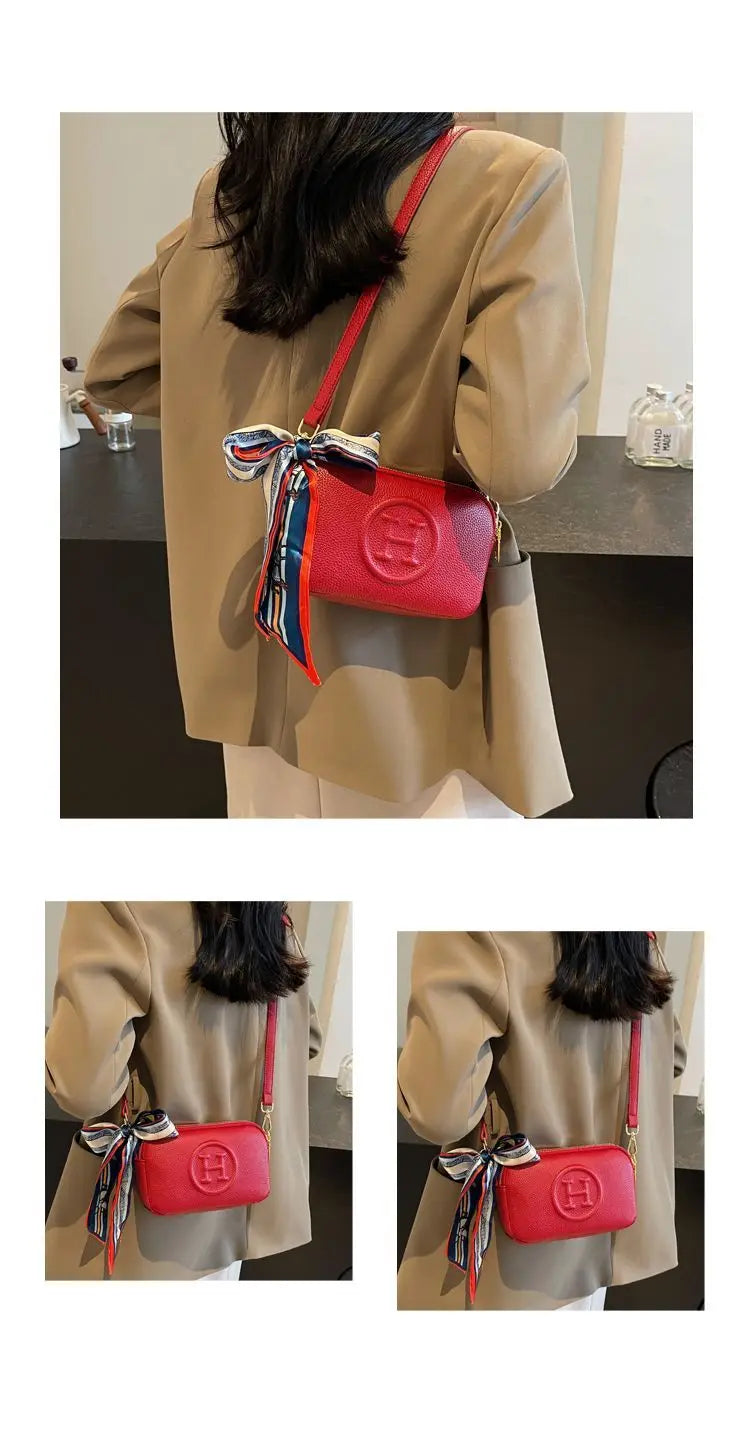 Bucket bag designer luxurious high appearance camera bag new zipper shoulder crossbody bag fashionable and versatile travel bag