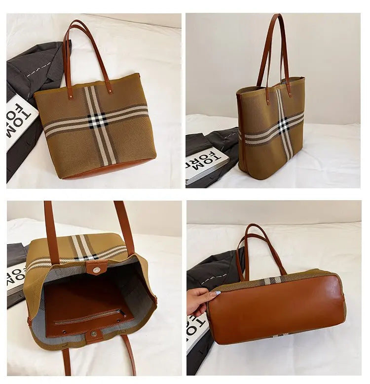 Luxury Designer Leather Shoulder Bag For Women Elegant Crossbody Handbags Ladies Tote Purse Classic Fashionable Brand