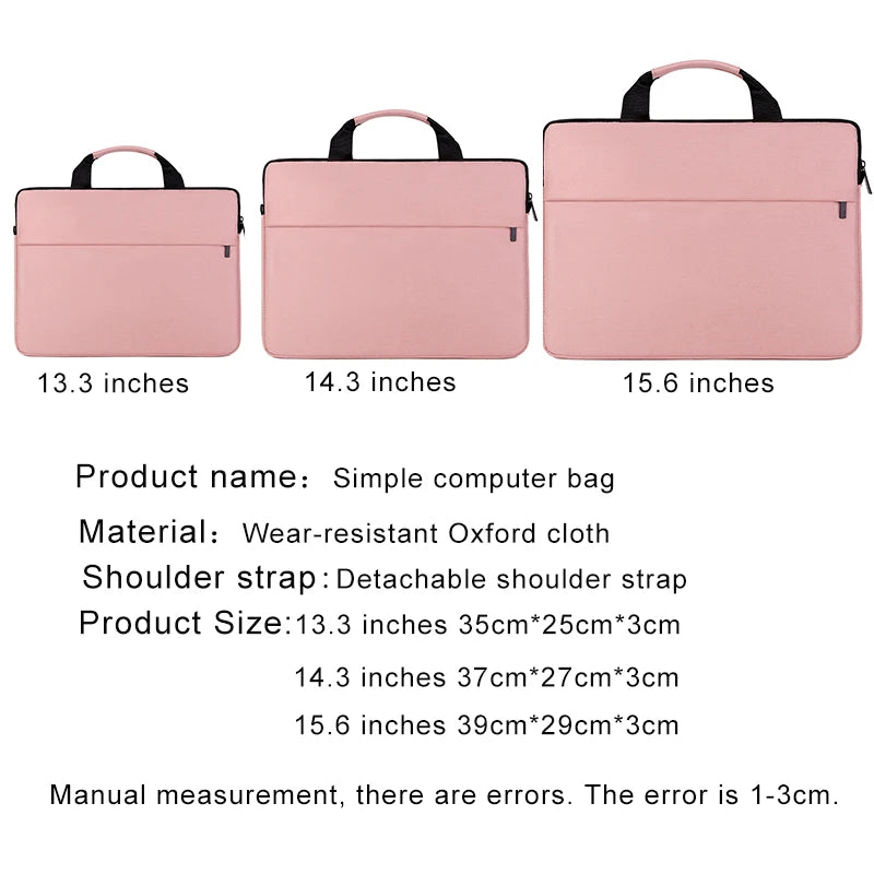 Laptop Bag Women 2025 13.3 14.1 15.6 17 Inch Office Notebook Sleeve Case Travel Computer Handbag Elegant Fashion Luxury