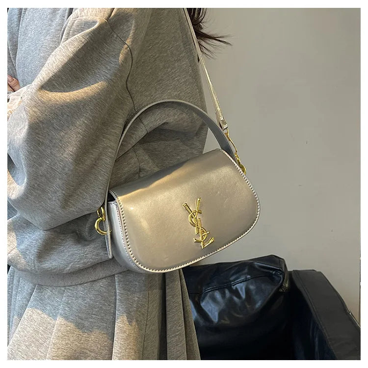 Luxury Small Batch Designer Tote Bag Women Versatile Crossbody Shoulder Bag High Quality Leatherlike Casual Daypack Minimalist