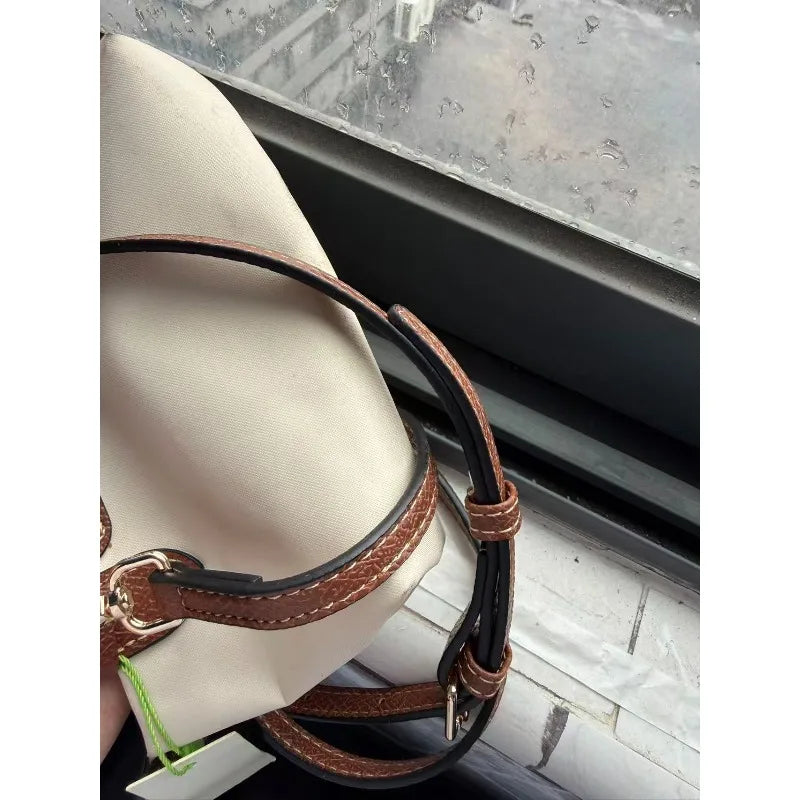 Mini dumpling bag Y2K style nylon shoulder crossbody bag nylon waterproof bag mobile phone bag fashionable women's bag