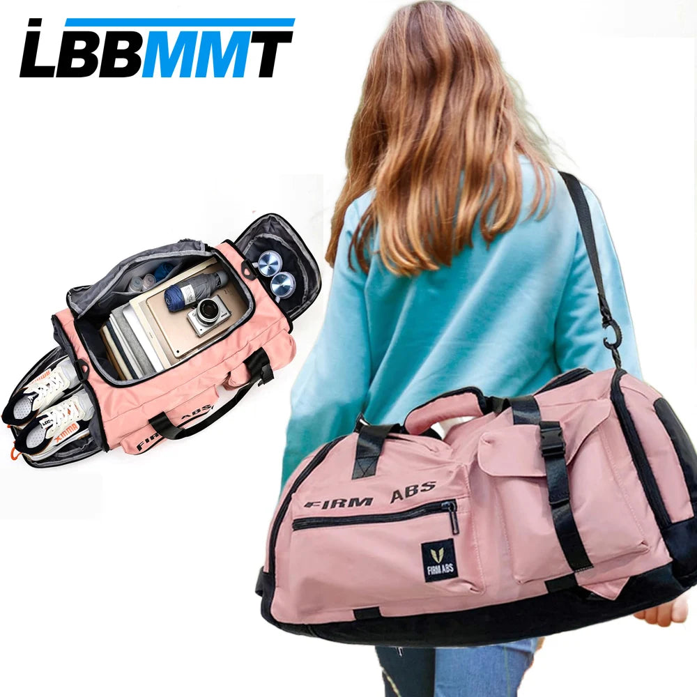1PCS Gym Bag for Men Women with Shoes Compartment and Wet Pocket Convertible Duffle Bag and Gym Backpack Waterproof Sports Bags