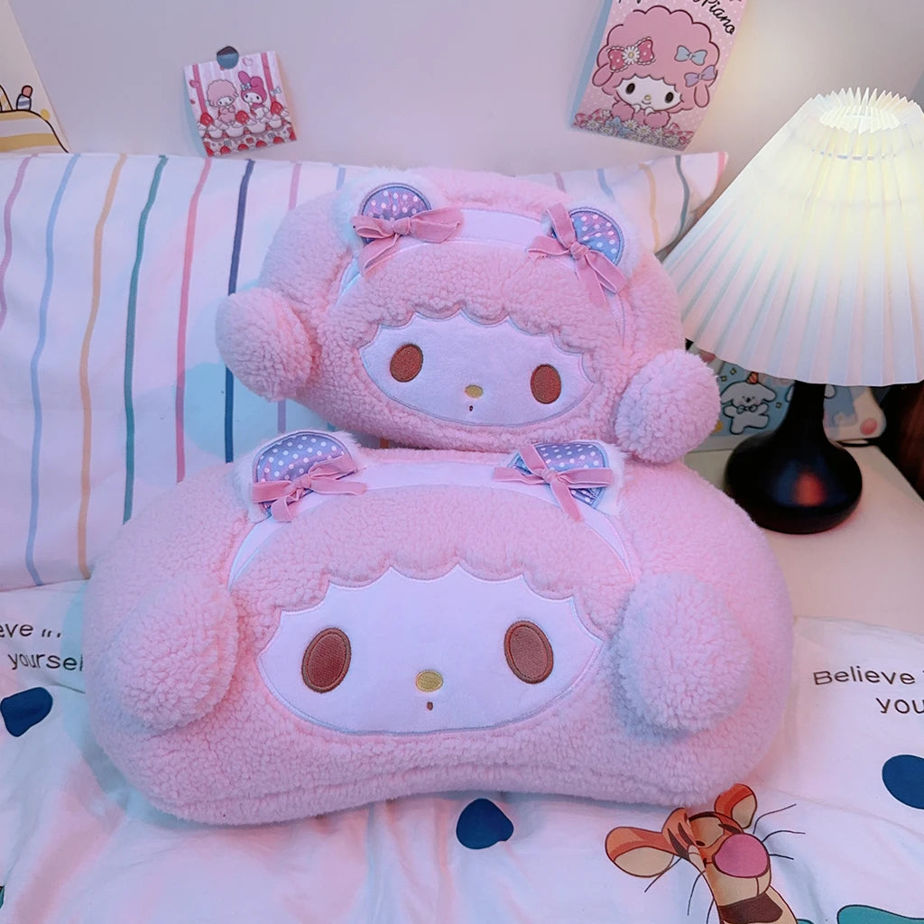 Sanrio My Melody Headrests Car Neck Pillows My Sweet Piano Pillows Car Interior Pillows Driving Neck Pillows Seat Waist Pillows