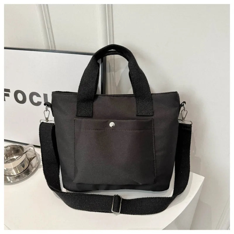 Small Casual Tote Bags Women Shoulder Messenger Bags Korean Canvas Fashion Female Crossbody Bag for Girl 2024 Cloth Handbags