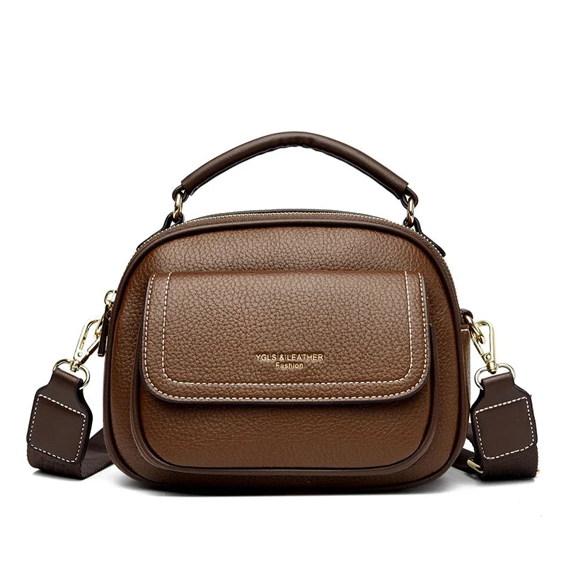 Underarm Bags New Women's Fashion Handbags Retro Solid Color PU Leather Shoulder Casual Women High-ranking Messenger Bags wallet