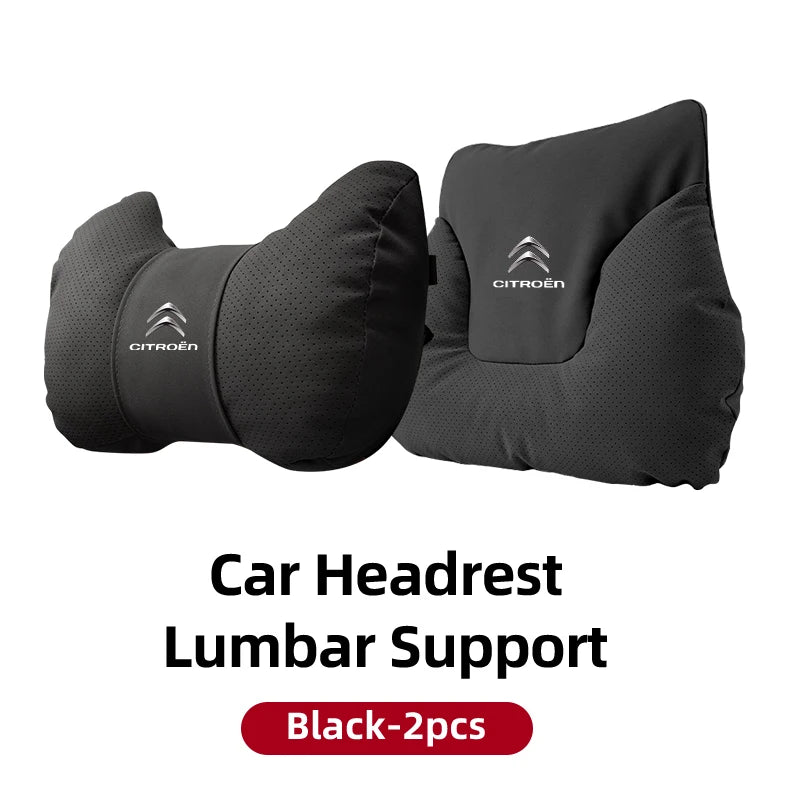 Car Accessories Headrest Lumbar Support Seat Neck Pillow For Citroen C4 C3 C5 C1 C2 Berlingo Celysee Cactus Picasso Aircross Sax