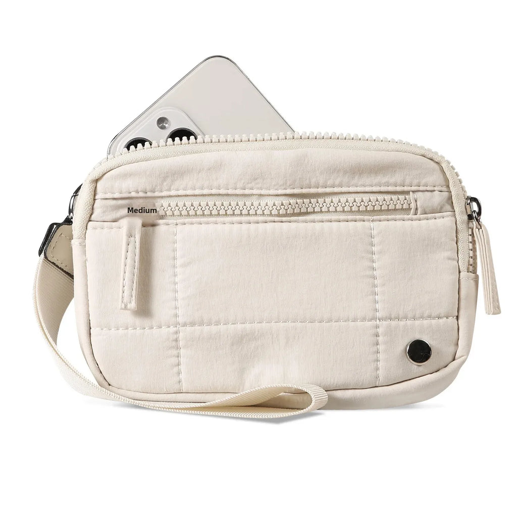 New Multi-Functional Waist Bag with Wrist Strap Handheld Diagonal Crossbody Outdoor Sports Polyester Waterproof Chest Bag