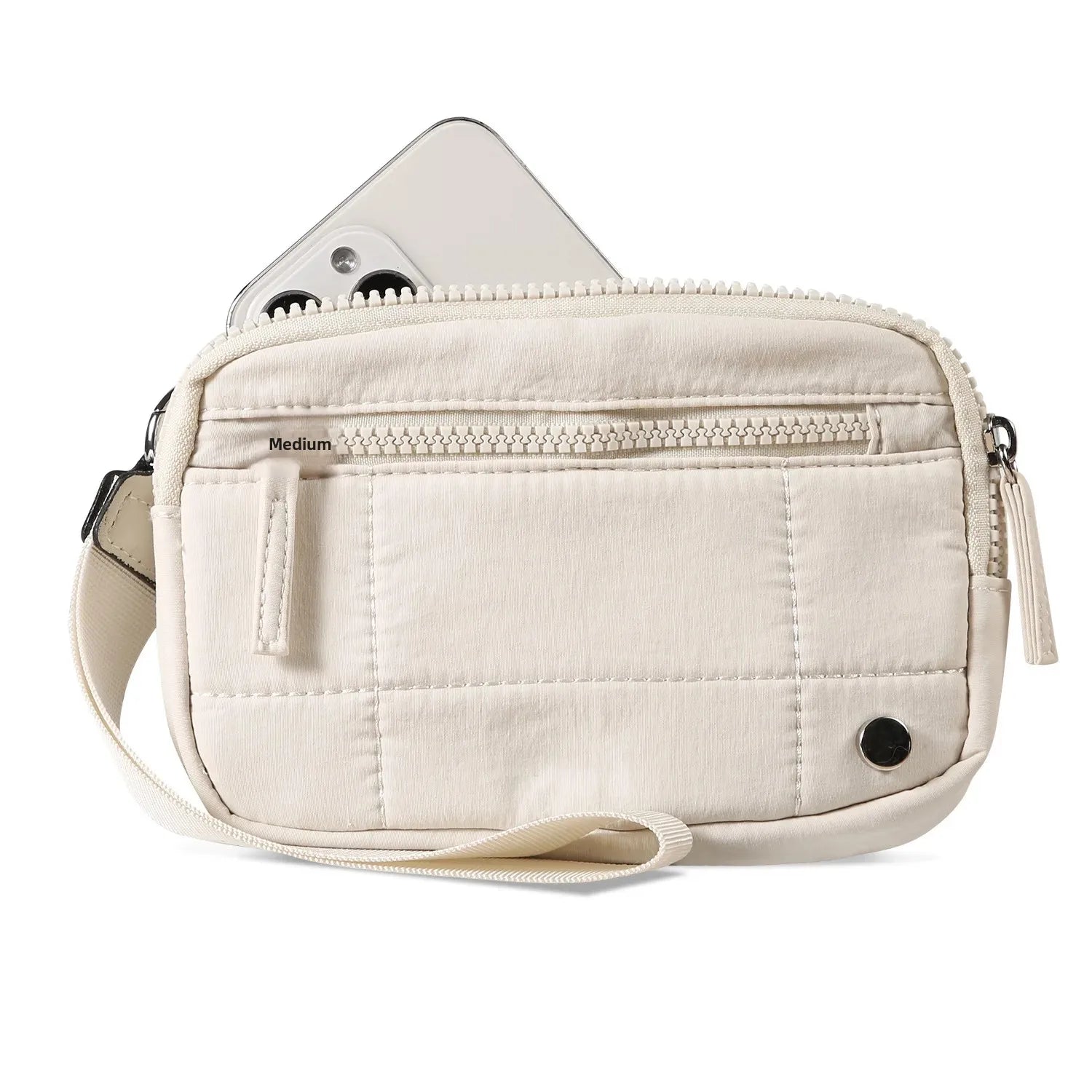 New Multi-Functional Waist Bag with Wrist Strap Handheld Diagonal Crossbody Outdoor Sports Polyester Waterproof Chest Bag