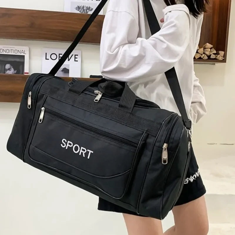 Travel Duffel Bag Carry on Luggage Bag Men Tote Large Capacity Weekender Gym Bags Sport Holdall Overnight Bag Pouches