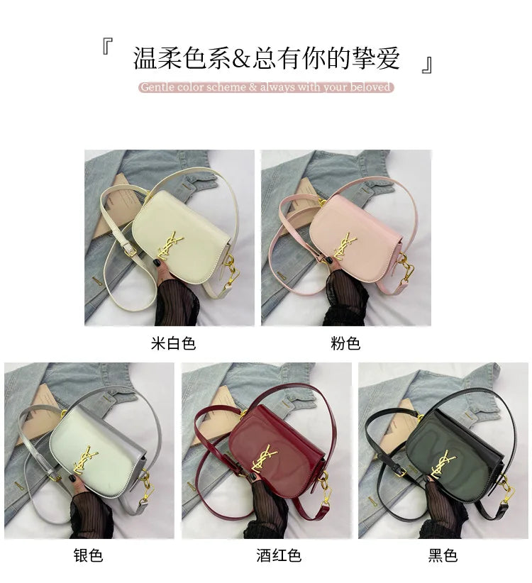 Luxury Small Batch Designer Tote Bag Women Versatile Crossbody Shoulder Bag High Quality Leatherlike Casual Daypack Minimalist
