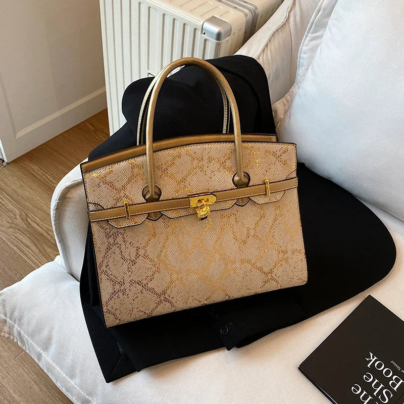 Vintage Opulent Heritage Women Shoulder Bag Luxury Leather Crossbody Bag High End Tote