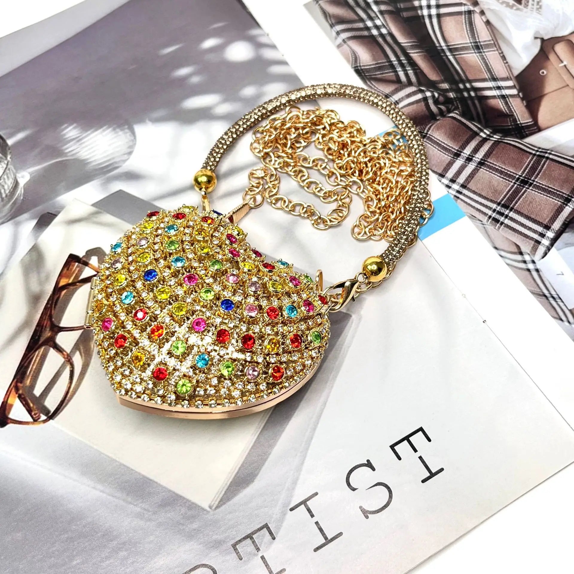 Mini Designer Women Chain Bag Fashion Shoulder Crossbody Bags High Quality Gold Silver Metal Party Evening Bag Coin Purse