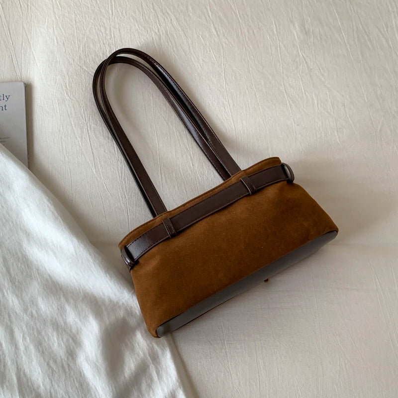 Shoulder Bag for Going Out to Work, Autumn and Winter Retro High-End Bag for Women, 2025 New Shoulder Underarm Bag 1257JC