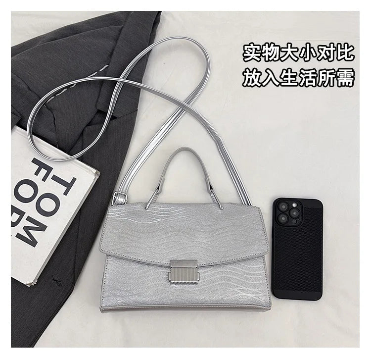 ‌2025 New Luxury Handbag - Crossbody/Shoulder Purse, Premium Leather Square Bag for Women, Stylish & Versatile Daily Accessory