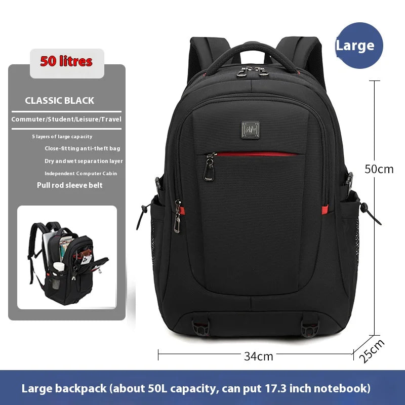 Backpack Primary School Middle School Students High School Bags Large Capacity Ultra-light Load Reduction Outdoor Travel Busines