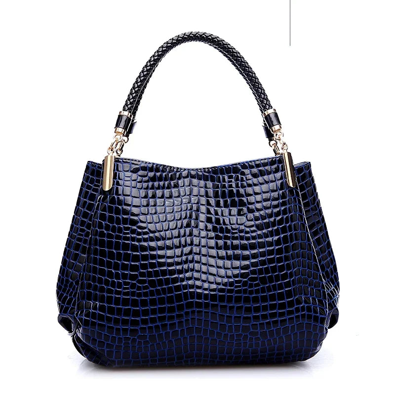 Luxury Ladies Hand Bags Purse Fashion Shoulder Bags Bolsa Sac Crocodile Famous Designer Brand Bags Women Leather Handbags