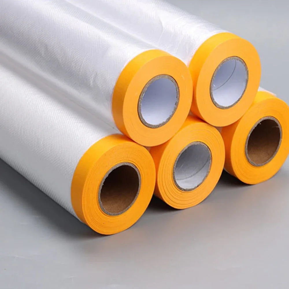 20m Paint Protection Film, Waterproof and Dustproof, Cutting Protection Film for Walls and Furniture, Plastic Seal Tape