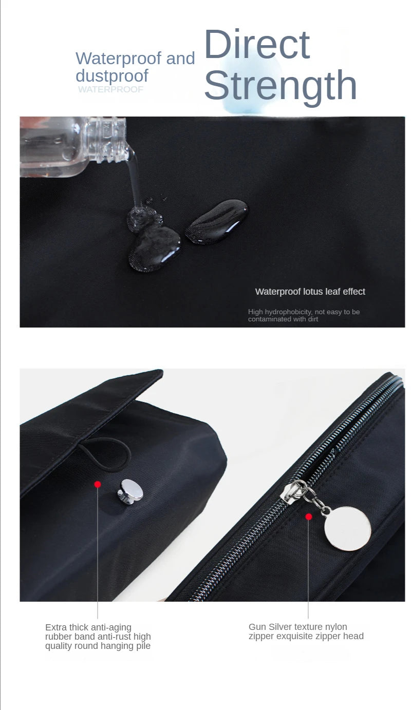 Makeup Bag Women's Cosmetic Brush Bag Travel Organizer Makeup Brushes Fold Tools Rolling Bags Waterproof Nylon Makeup Case